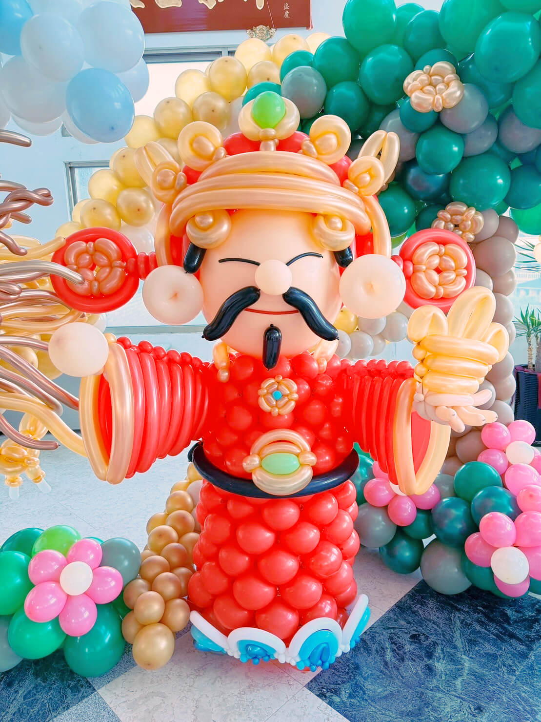 新年佈置(龍年)－金山區公所 寒冬送暖活動