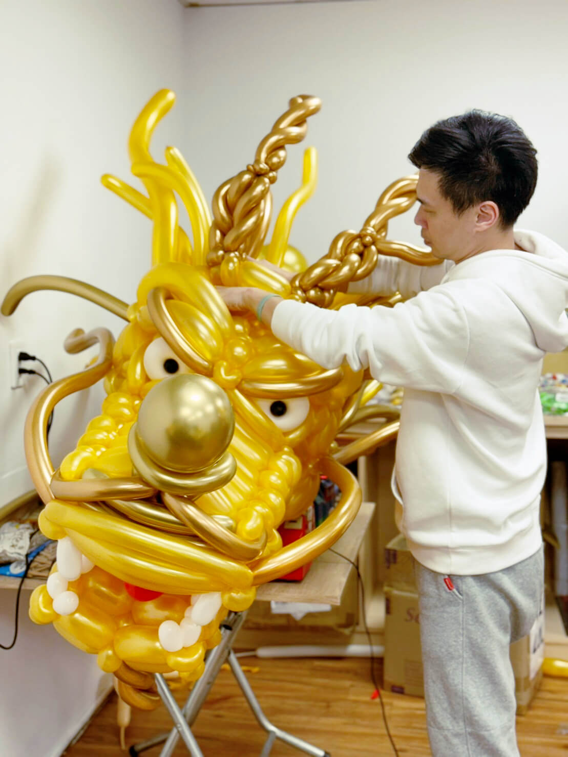 新年佈置(龍年)－金山區公所 寒冬送暖活動