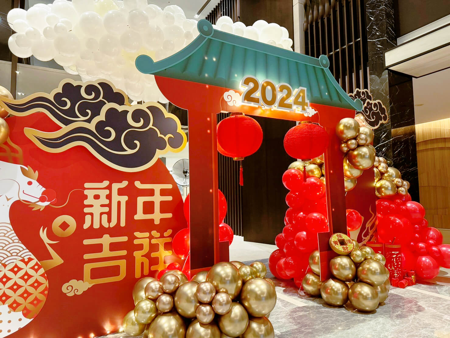 國泰賦都社區新年佈置