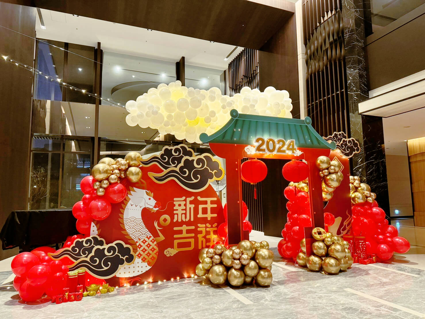 國泰賦都社區新年佈置