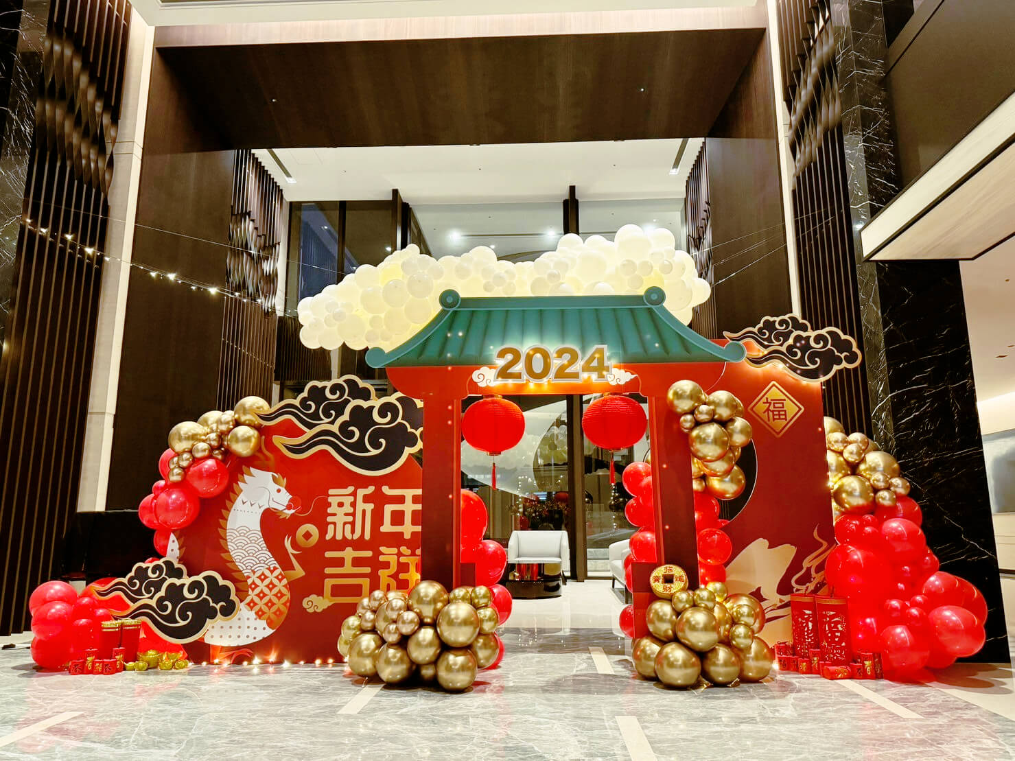 國泰賦都社區新年佈置