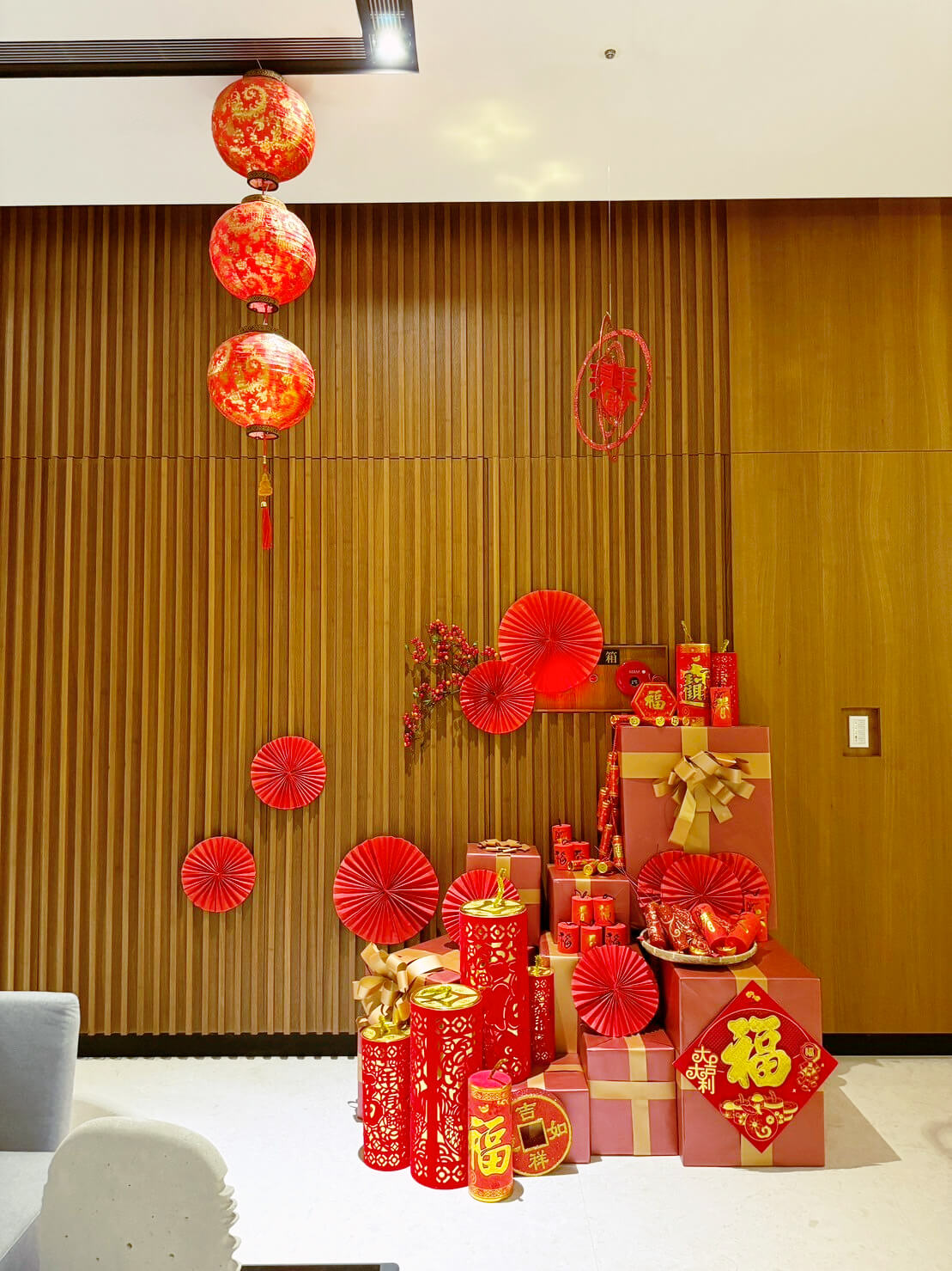國泰賦都社區新年佈置