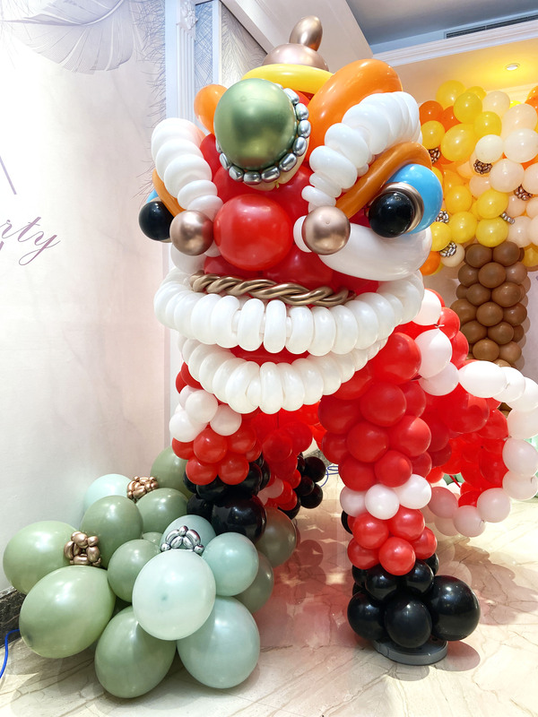 光紅建聖 財神舞獅主題