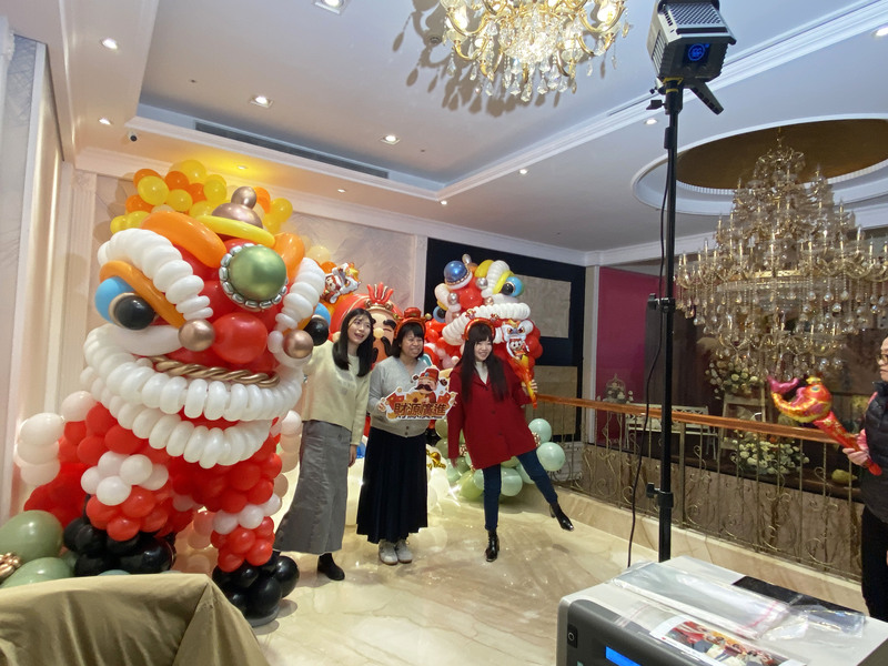 光紅建聖 財神舞獅主題