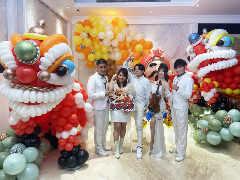 光紅建聖 財神舞獅主題