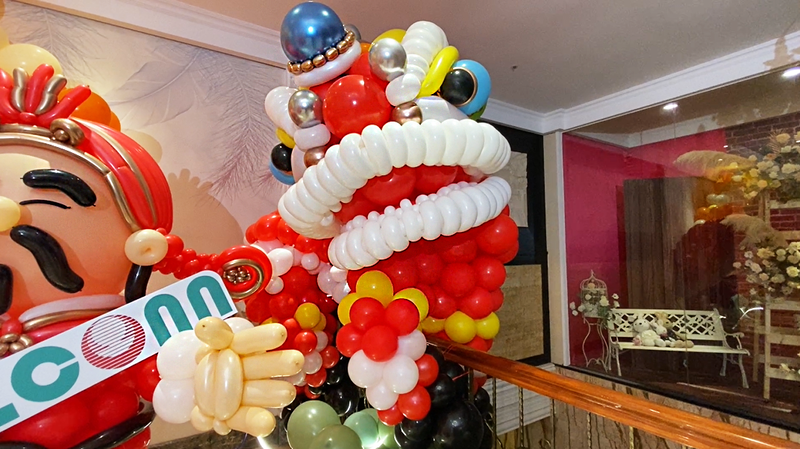 光紅建聖 財神舞獅主題