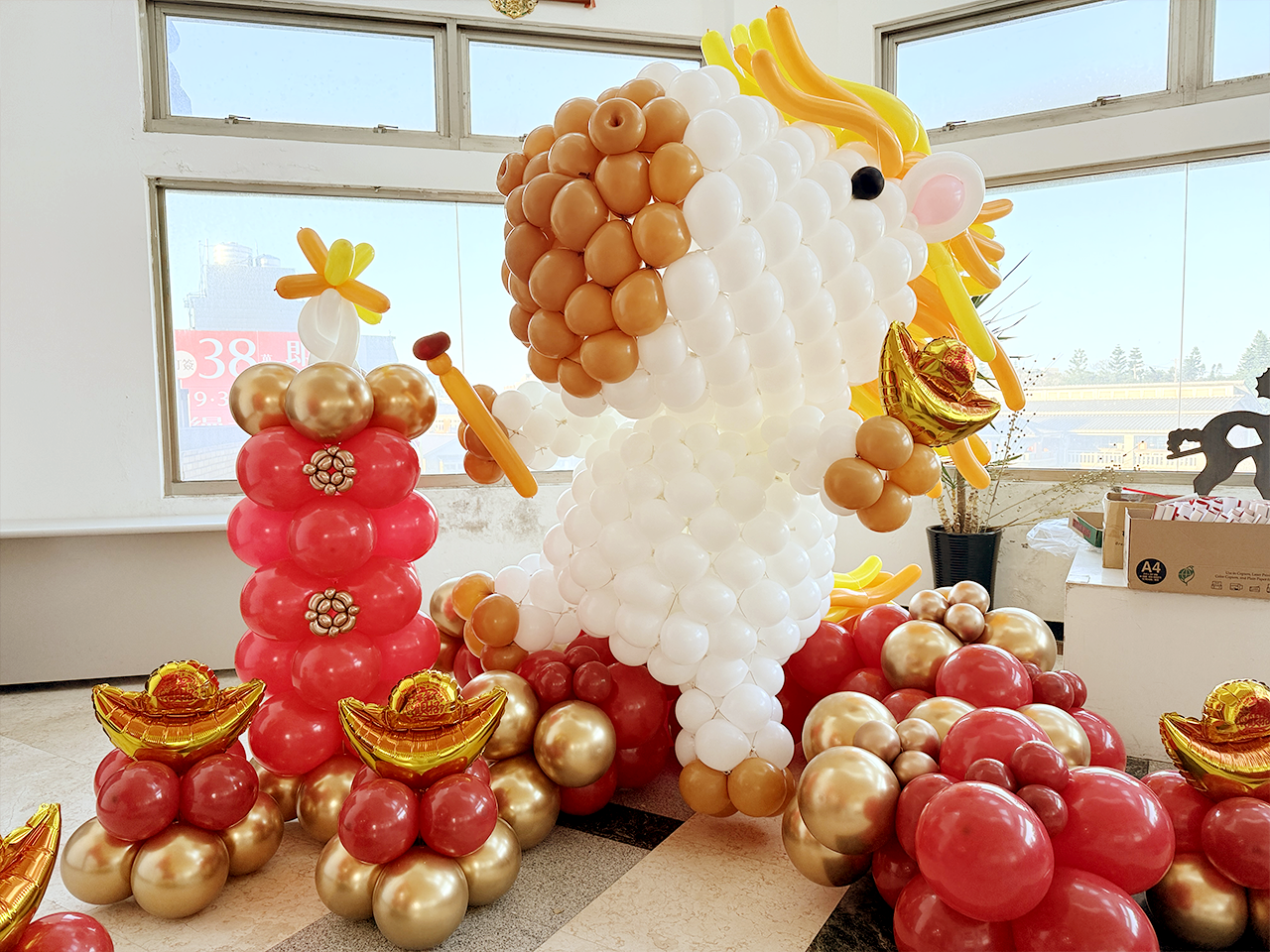 新年佈置(馬年)－金山區公所 寒冬送暖活動