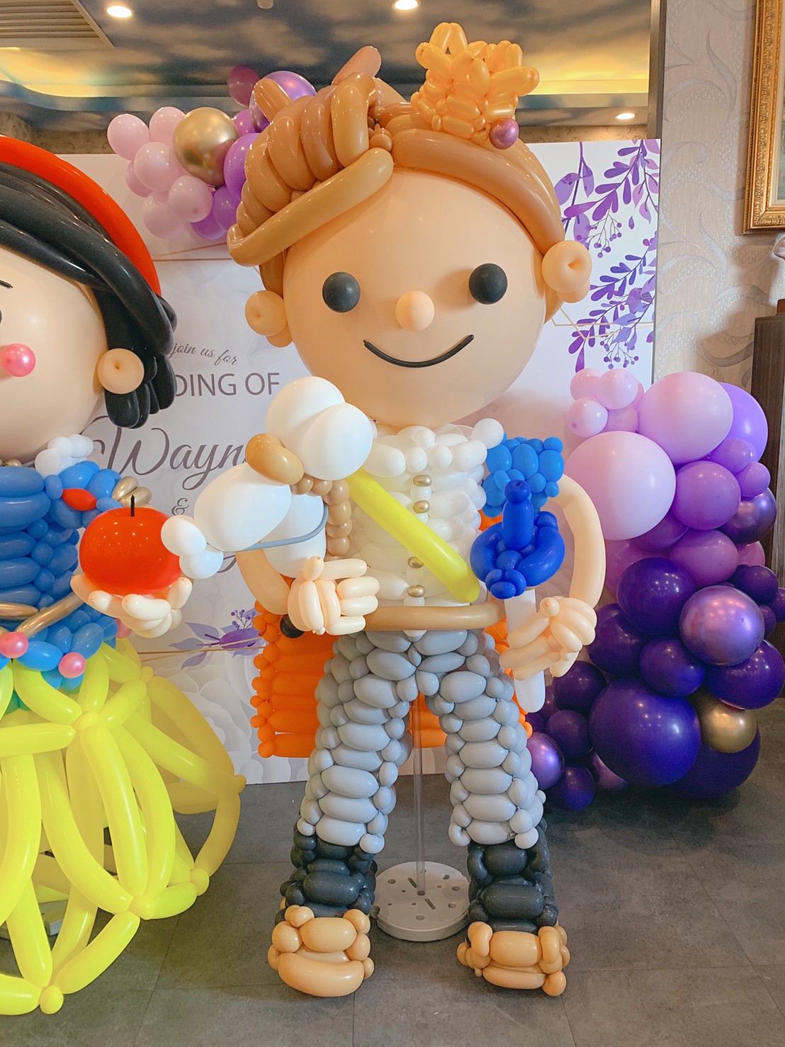 婚宴會館婚禮佈置-白雪公主主題