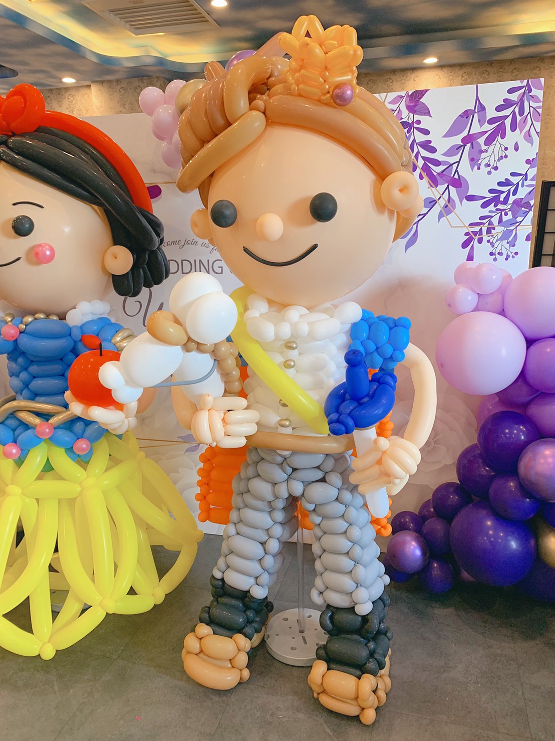 婚宴會館婚禮佈置-白雪公主主題