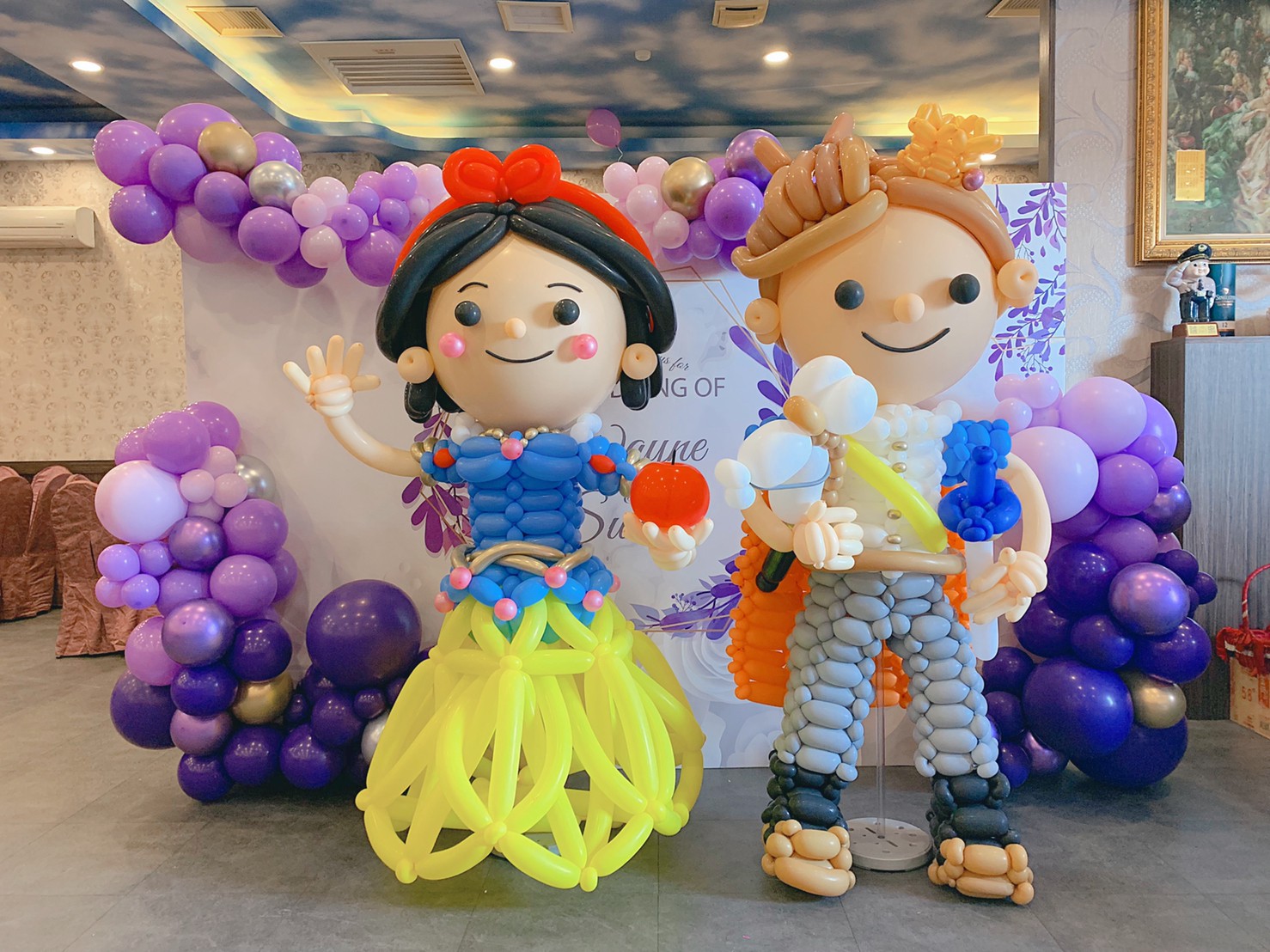 婚宴會館婚禮佈置-白雪公主主題