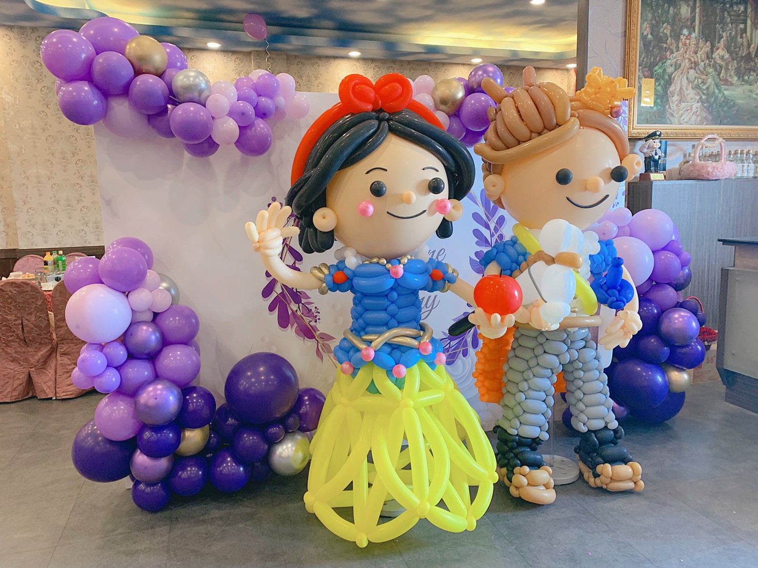 婚宴會館婚禮佈置-白雪公主主題