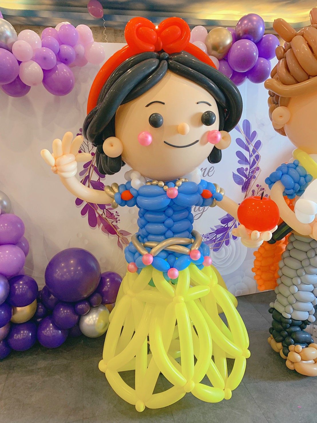 婚宴會館婚禮佈置-白雪公主主題