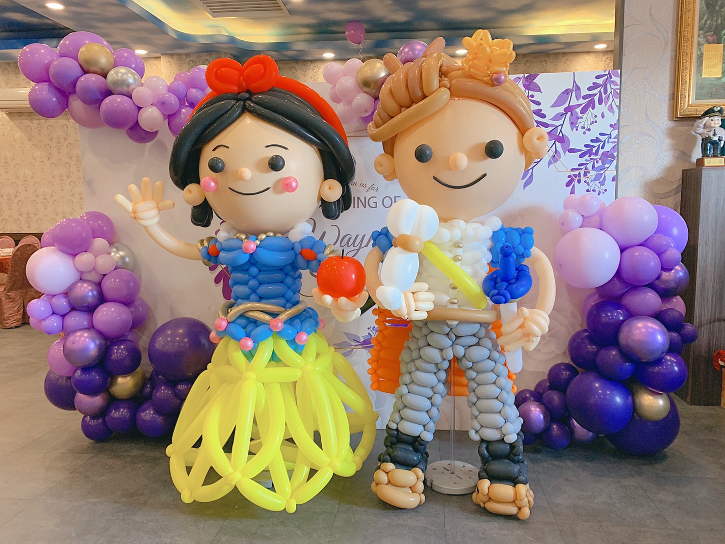 婚宴會館婚禮佈置-白雪公主主題