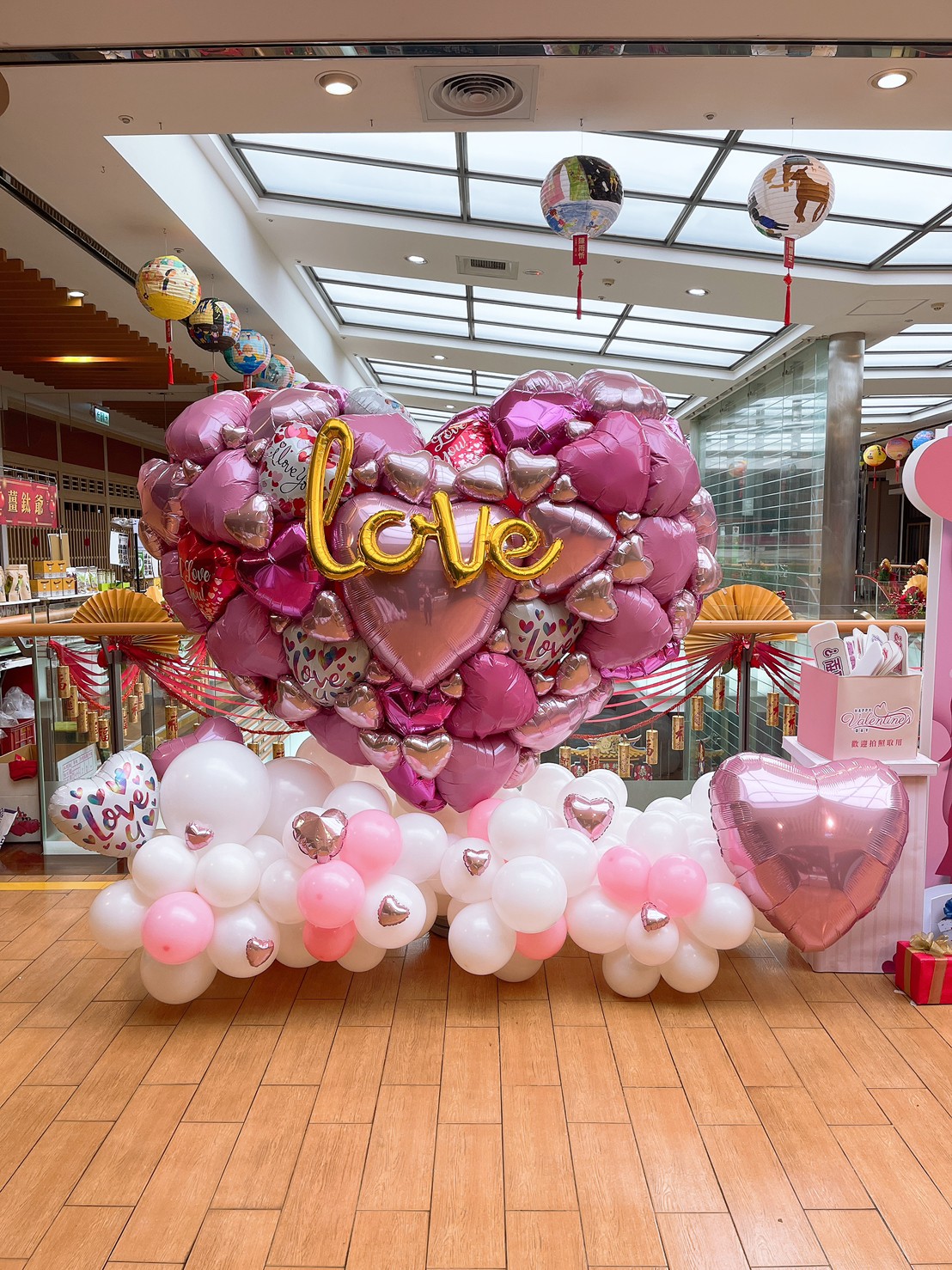 遠東SOGO天母店 情人節氣球展